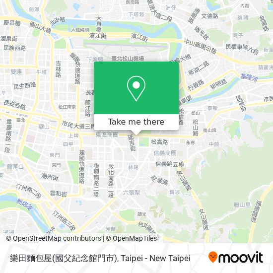 樂田麵包屋(國父紀念館門市) map