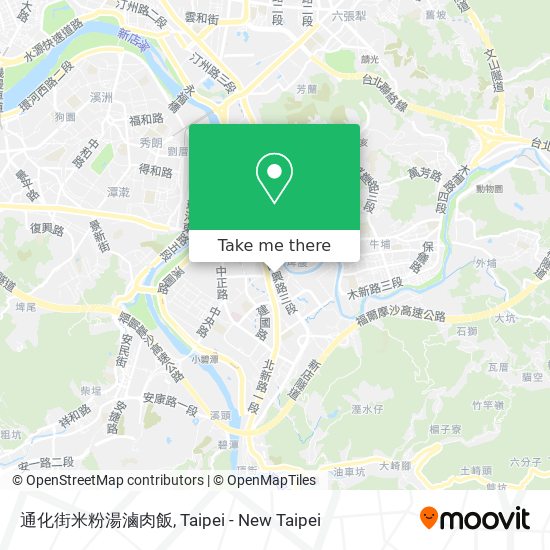 通化街米粉湯滷肉飯 map