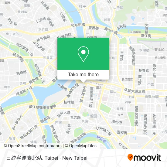 日統客運臺北站地圖