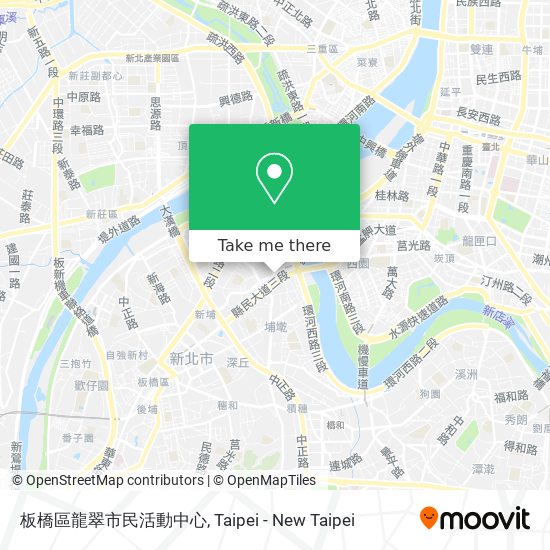 板橋區龍翠市民活動中心 map