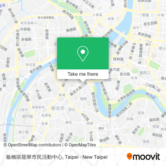 板橋區龍翠市民活動中心地圖