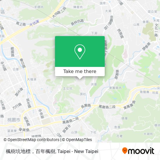 楓樹坑地標，百年楓樹地圖