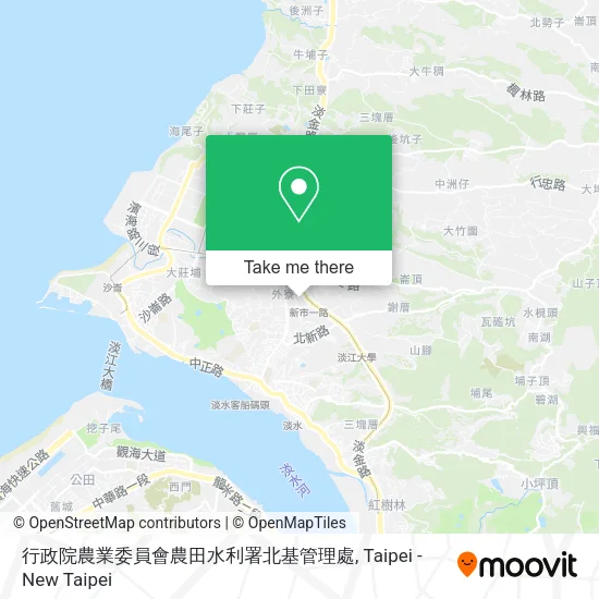 行政院農業委員會農田水利署北基管理處地圖