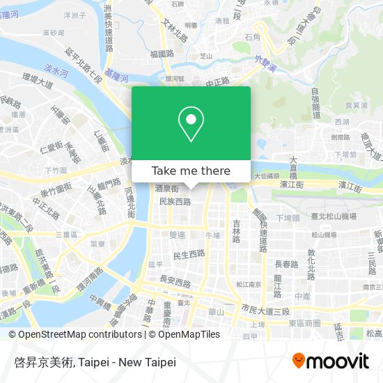 啓昇京美術 map