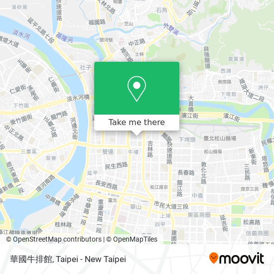 華國牛排館 map