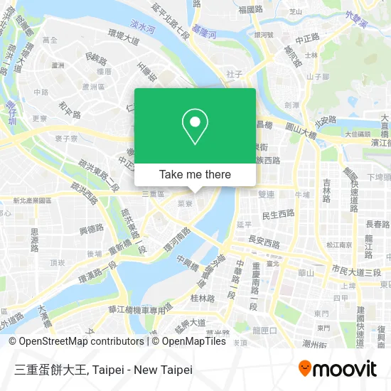 三重蛋餅大王 map