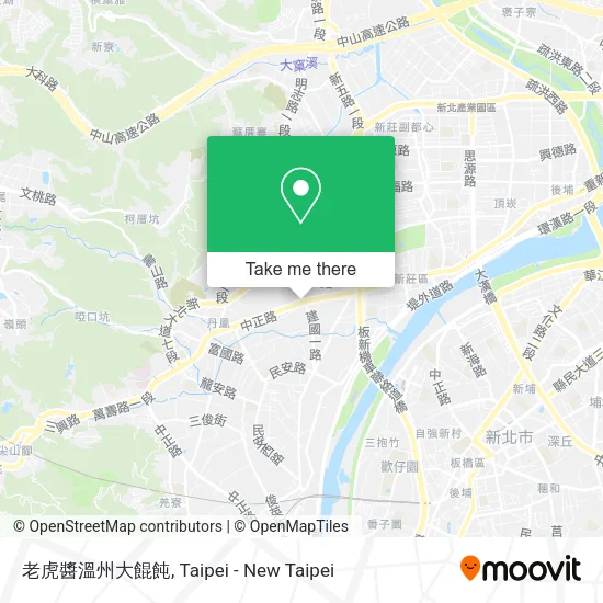 老虎醬溫州大餛飩 map