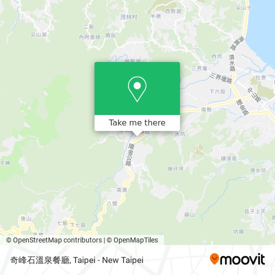 奇峰石溫泉餐廳 map