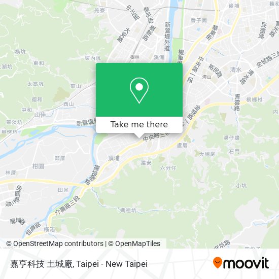 嘉亨科技 土城廠 map