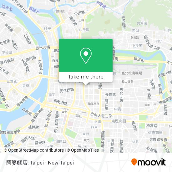 阿婆麵店 map