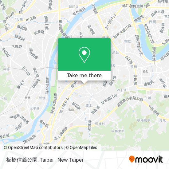 板橋信義公園 map