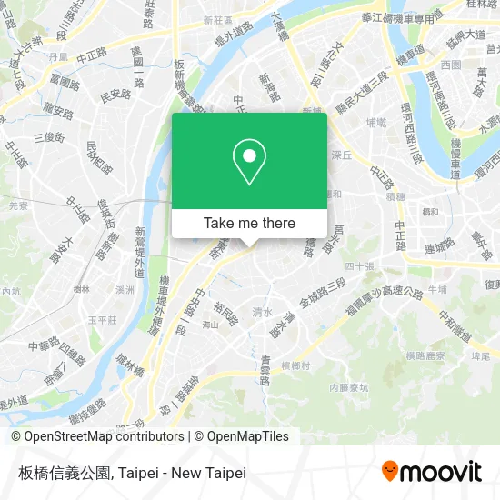 板橋信義公園地圖
