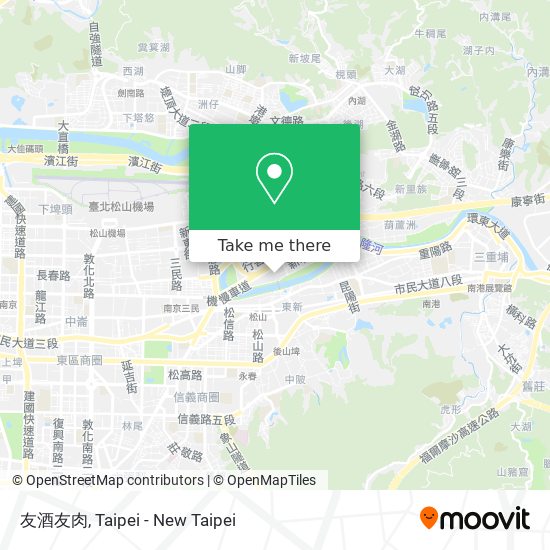 友酒友肉 map