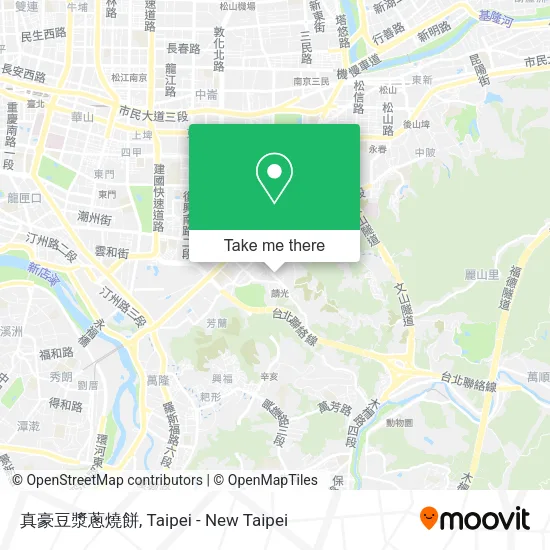 真豪豆漿蔥燒餅地圖