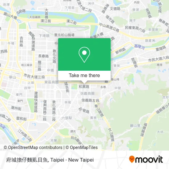 府城擔仔麵虱目魚地圖
