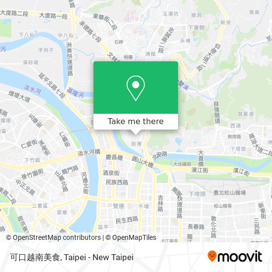 可口越南美食 map