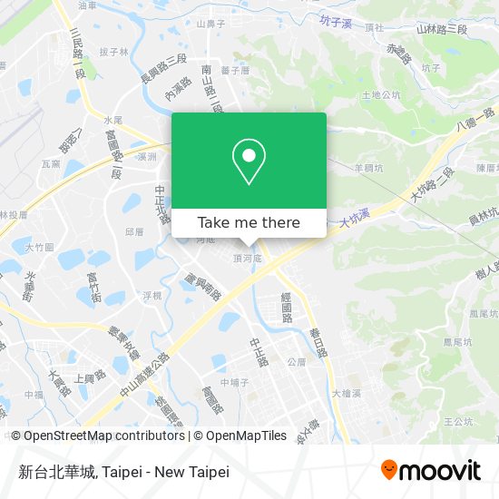 新台北華城 map