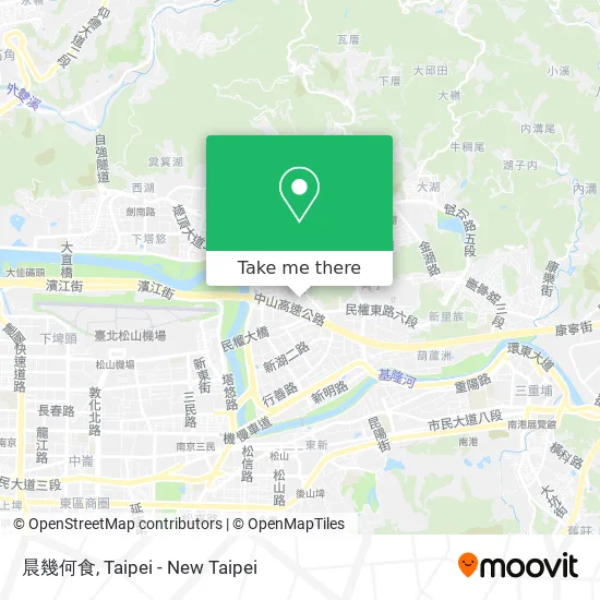 晨幾何食 map