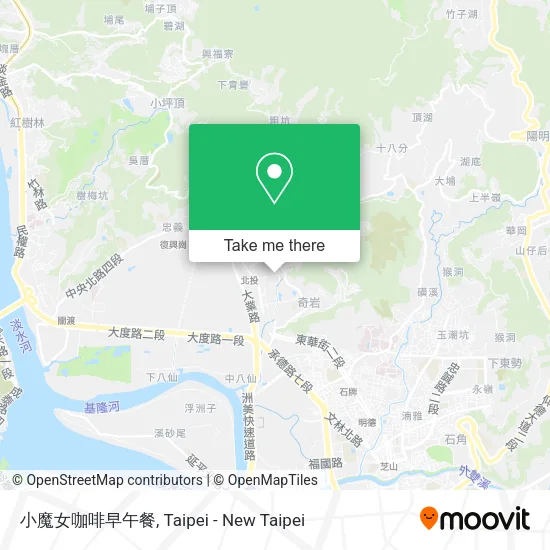 小魔女咖啡早午餐地圖