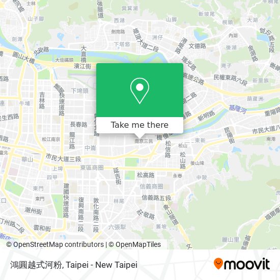 鴻圓越式河粉地圖