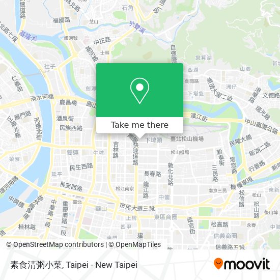 素食清粥小菜地圖