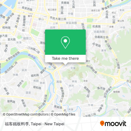 福客鐵板料李 map