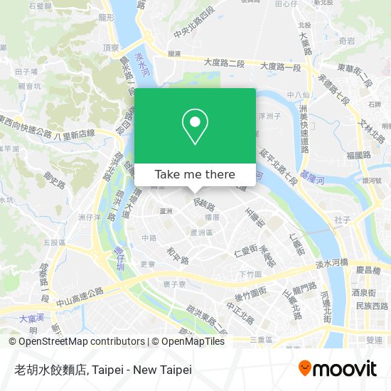 老胡水餃麵店 map