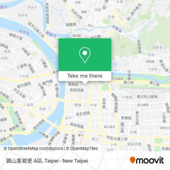 圓山案都更 A區 map