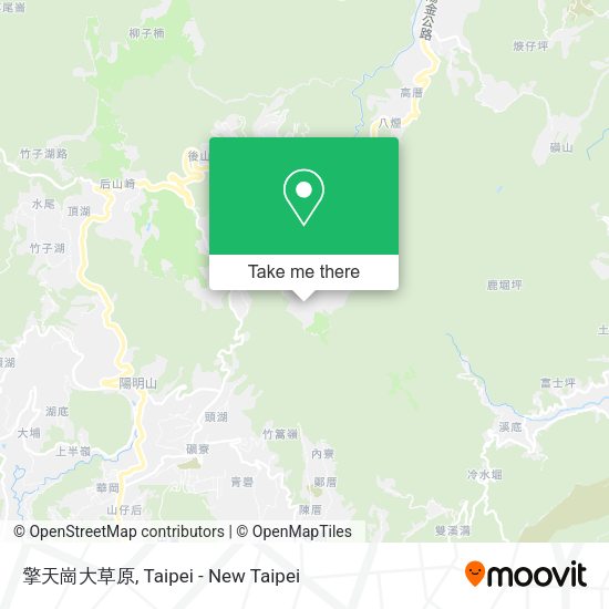 擎天崗大草原 map
