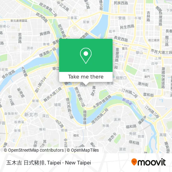 五木吉 日式豬排地圖