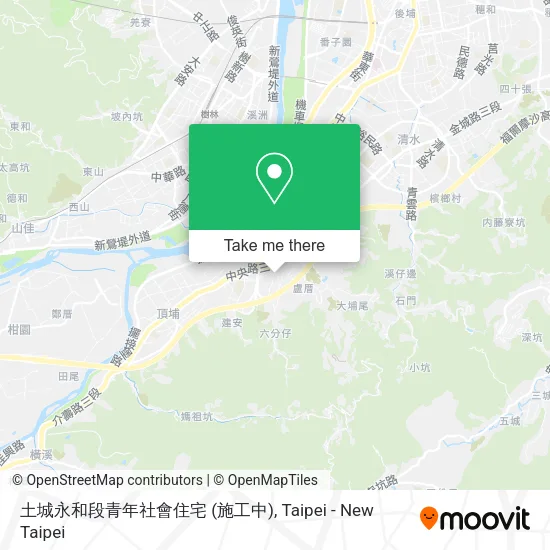 土城永和段青年社會住宅 (施工中)地圖