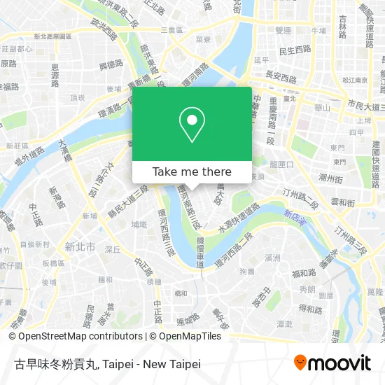 古早味冬粉貢丸地圖