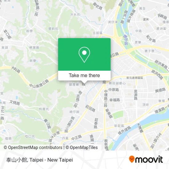 泰山小館地圖