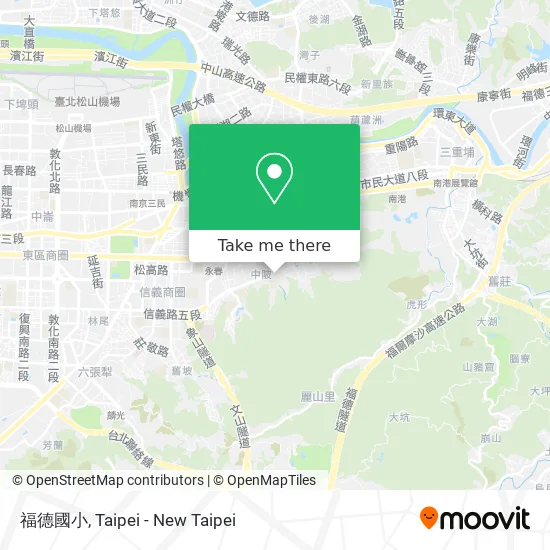 福德國小 map