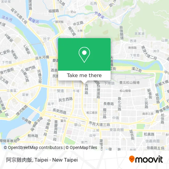 阿宗雞肉飯 map