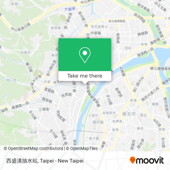 西盛溝抽水站地圖