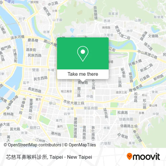 芯慈耳鼻喉科診所地圖