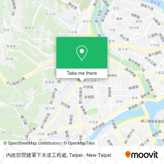 內政部營建署下水道工程處地圖