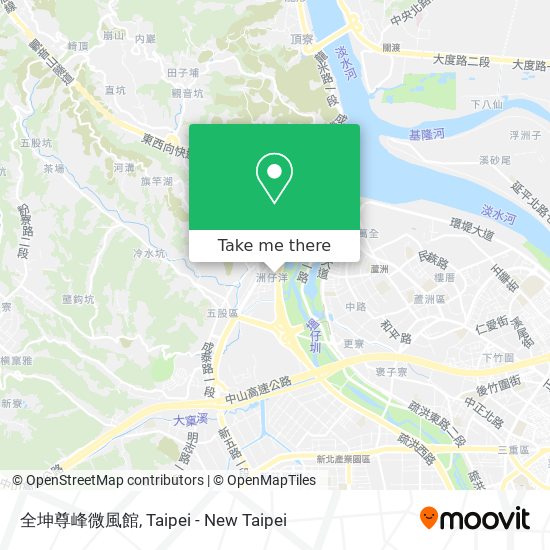 全坤尊峰微風館 map