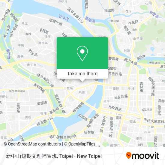 新中山短期文理補習班地圖