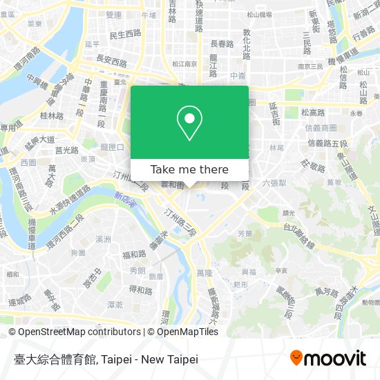 臺大綜合體育館 map