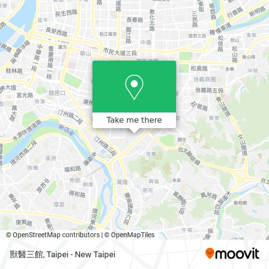 獸醫三館地圖