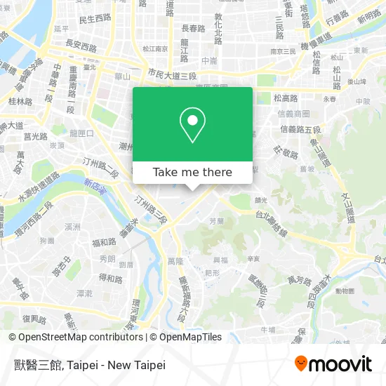 獸醫三館地圖