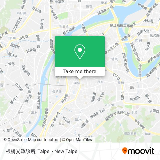 板橋光澤診所地圖