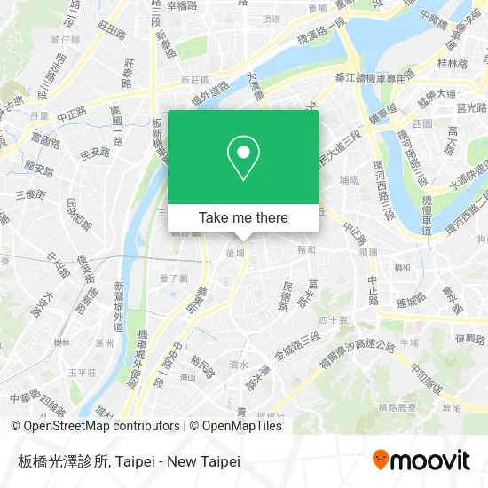 板橋光澤診所地圖
