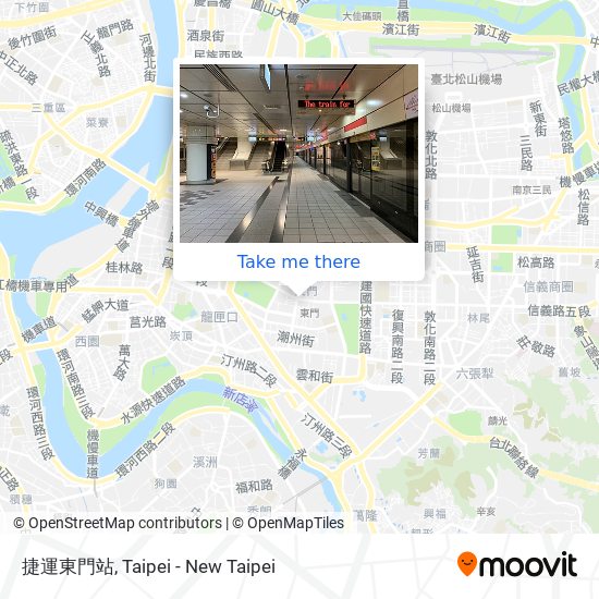捷運東門站 map