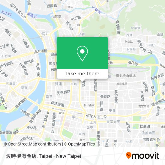 渡時機海產店 map