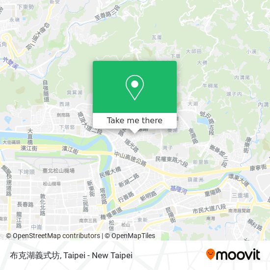 布克湖義式坊地圖