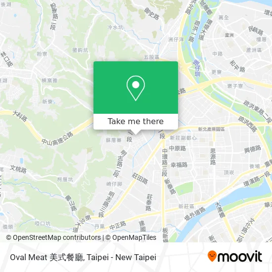 Oval Meat 美式餐廳 map