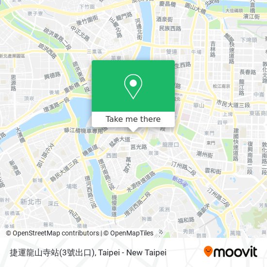 捷運龍山寺站(3號出口) map